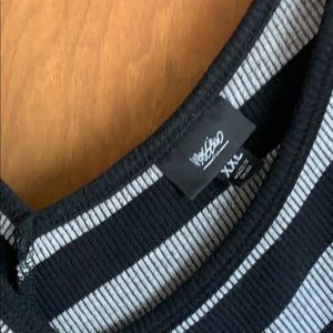Mossimo Supply Co. Dresses - Midi dress, gray and black stripes. Mossimo Supply Co. Dresses - Midi dress, gray and black stripes.
